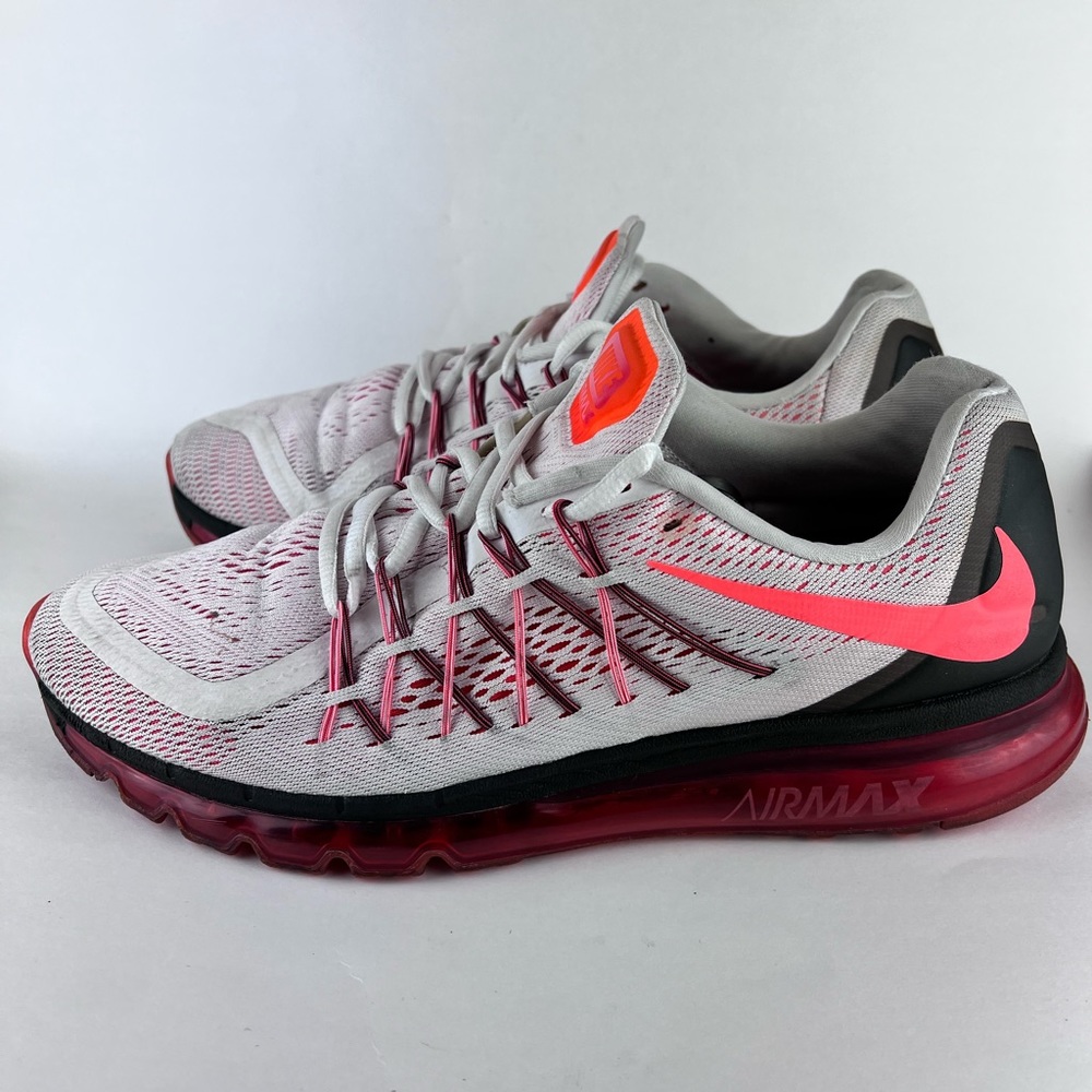 Nike Air Max 2015 Bright Crimson/Black/white- 698902-106 Size 13 Mens